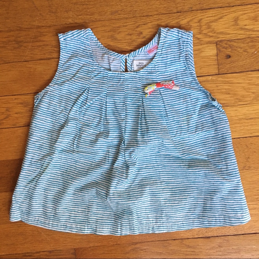EUC Zara Cotton Poplin Top (2-3 yrs)